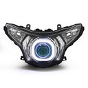 049 Headlight Honda Cbr250R 2011 2012 2013 Angel Halo Eyes Hid Green Kit